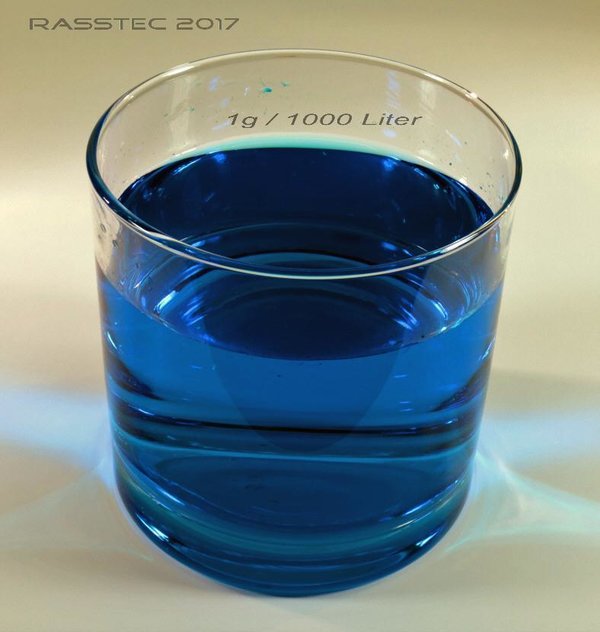 Wasserfärbemittel blau - Beutel mit 25 g Inhalt