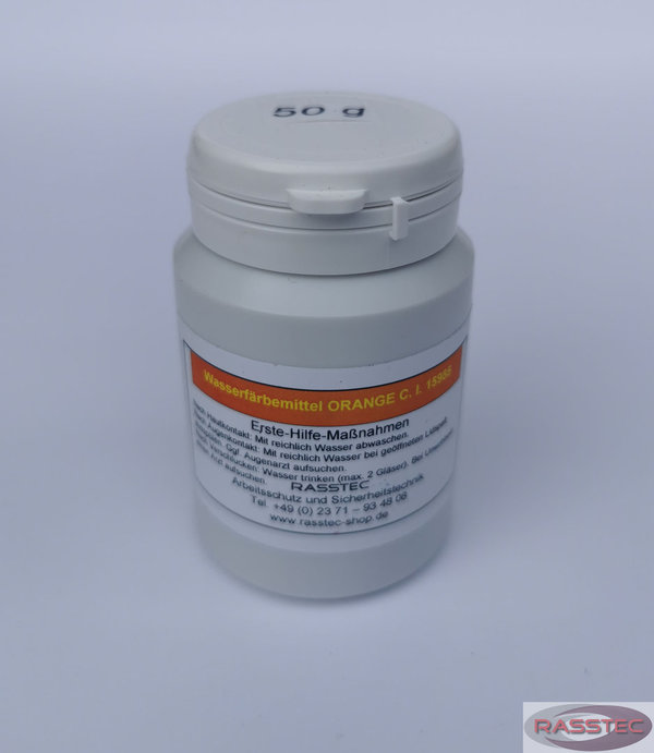 Wasserfärbemittel orange - Dose mit 50 g Inhalt